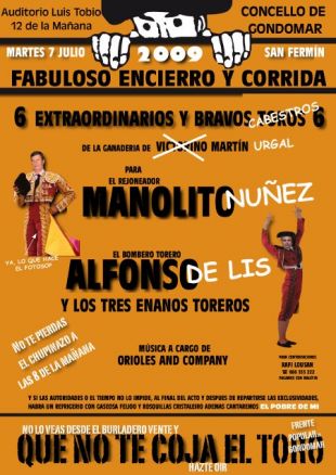 Moci&oacute;n = Corrupci&oacute;n, ou o San Ferm&iacute;n en Gondomar