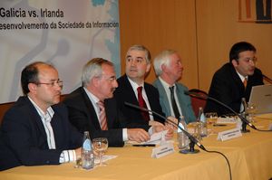 Ferr&aacute;s, Blanco, O'Flanagan e Mac&iacute;a foron alg&uacute;ns dos relatores / Foto:Manuel Vilas