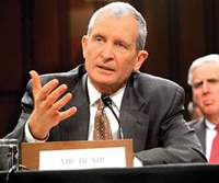 Dennis Blair, na s&uacute;a comparecencia