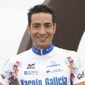 O ciclista do Karpin Galicia, Carlos Casta&ntilde;o