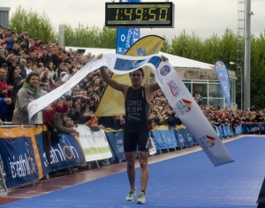 G&oacute;mez Noya procurar&aacute; repetir esta imaxe o vindeiro 17 de maio