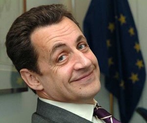 O presidente franc&eacute;s Nicol&aacute;s Sarkozy