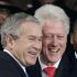 Bush e Clinton est&aacute;n na lista