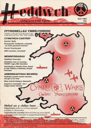 Revista contra a enerx&iacute;a nuclear en Gales (1994)