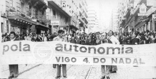 En Vigo reun&iacute;ronse m&aacute;is de 300 mil persoas en 1977