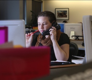 Alexandra Berzon, na redacci&oacute;n do 'Las Vegas Sun'