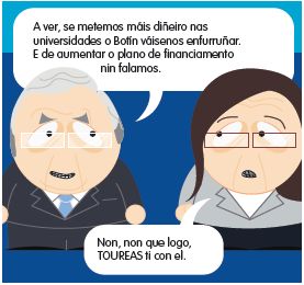 As caricaturas de Touri&ntilde;o e S&aacute;nchez Pi&ntilde;&oacute;n