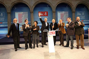 Presentaci&oacute;n dos candidatos do PSdeG nas sete cidades