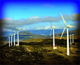 Parque e&oacute;lico na Barbanza