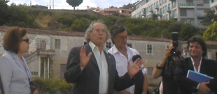 P&eacute;rez Esquivel este martes en apoio do Foro Social de Cangas