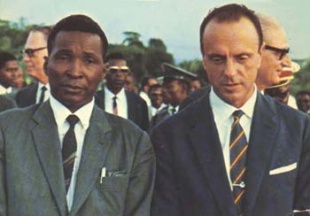 Manuel Fraga e Francisco Mac&iacute;as