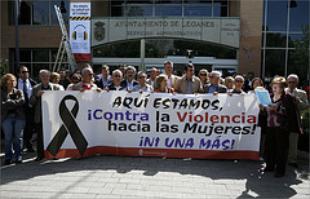 Concentraci&oacute;n contra a violencia machista