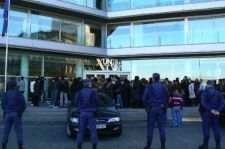 Cord&oacute;n policial / Foto: Z&eacute;lia Garcia