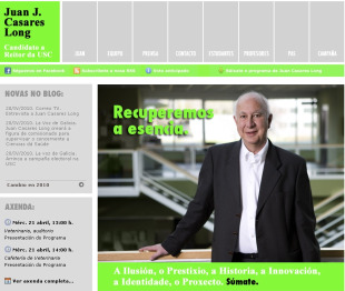 P&aacute;xina persoal de Xo&aacute;n Casares Long