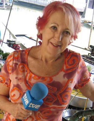 Rosa Mar&iacute;a Calaf, na s&uacute;a etapa en TVE