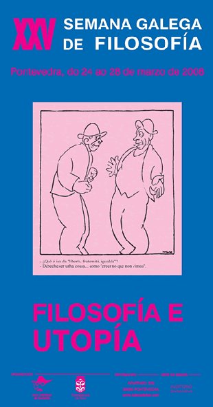 Cartaz da edici&oacute;n 2008 da Semana Galega de Filosof&iacute;a