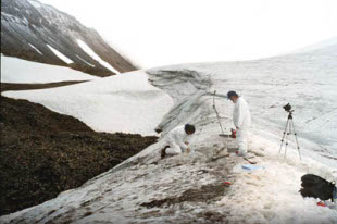 Un momento da escavaci&oacute;n do corpo / A.P. Mackie, Universidade da Columbia Brit&aacute;nica