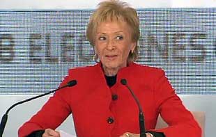 A vicepresidenta do goberno espa&ntilde;ol, Mar&iacute;a Teresa Fern&aacute;ndez de la Vega