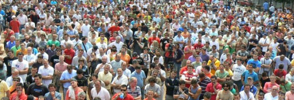 Nova asemblea dos operarios do Metal na 21&ordf; xornada de folga, esta cuarta feira, en Vigo / CIG