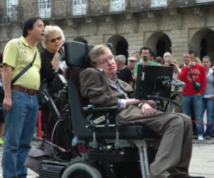 A visita de Hawking &aacute; Praza do Obradoiro xerou moita expectaci&oacute;n