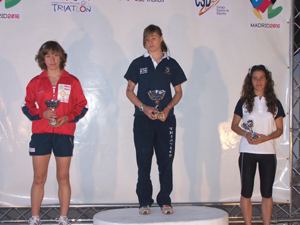 Melina Alonso, no podio da proba de selecci&oacute;n do Europeo Youth