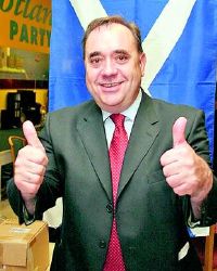 O l&iacute;der do SNP, Alex Salmond