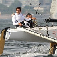 Paz e Ech&aacute;varri competindo