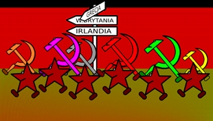 Ilustraci&oacute;n da web do Partido Comunista de Polonia