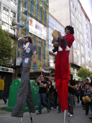 A festa non faltou en ning&uacute;n momento / Foto: F.A.