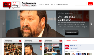 Portada da nova p&aacute;xina do PSdeG