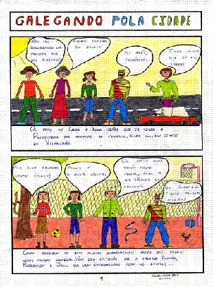 A banda dese&ntilde;ada ga&ntilde;adora deste ano, de 5&ordm; curso do CEIP A Xunqueira (Pontevedra)