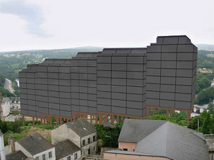 Estas ser&iacute;an as vistas de completarse a urbanizaci&oacute;n nas costas do parque (Imaxe: Asociaci&oacute;n pola Defensa do Parque Rosal&iacute;a)