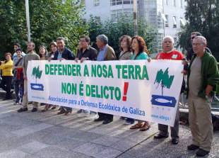 Os activistas de Adega foron xulgados e exculpados por paralizar as obras da piscifactor&iacute;a