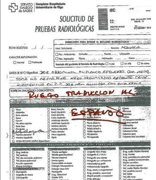 A presenza do galego no &aacute;mbito sanitario segue a ser moi escasa