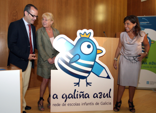 "A gali&ntilde;a azul" inspira a nova simbolox&iacute;a a usar nos centros de infantil