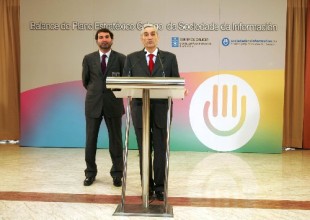 Quintana e Blanco, no acto de presentaci&oacute;n