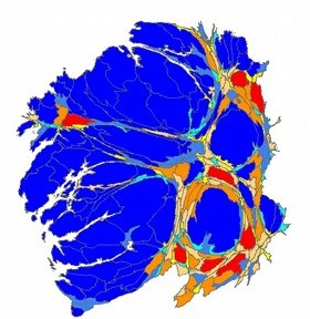 Variaci&oacute;n dos votos entre PPdeG e bipartito de 2005 a 2009