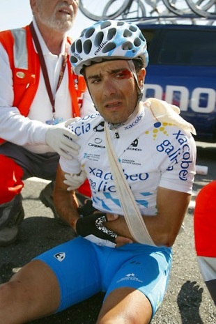 As ca&iacute;das estanse convertendo nun impertinente compa&ntilde;eiro de viaxe para o Xacobeo