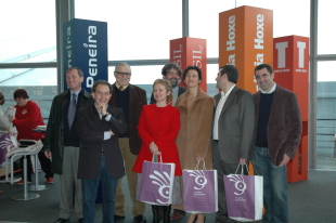 A Asociaci&oacute;n de Medios Escritos en Galego (AME) coa conselleira de Cultura