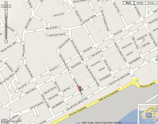 Localizaci&oacute;n do Ateneo Ferrol&aacute;n (R&uacute;a Magdalena 202-204)