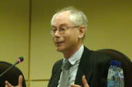 Herman Van Rompuy, primeiro ministro de B&eacute;lxica