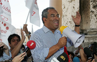 Ant&oacute;nio Costa, candidato do PS