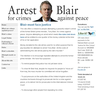 arrestblair.org promove este tipo de acci&oacute;ns