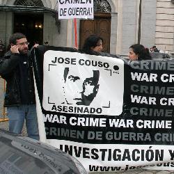 Xos&eacute; Couso morreu a causa do disparo dun proxectil dos EUA