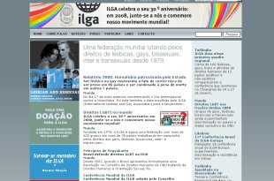 A Asociaci&oacute;n Internacional de Lesbianas e Gais (ILGA) ten activas varias cibercampa&ntilde;as en favor dos dereitos destes colectivos