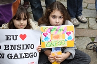 Folga no ensino do 21 de xaneiro / Foto: Pablo Garc&iacute;a Mart&iacute;nez