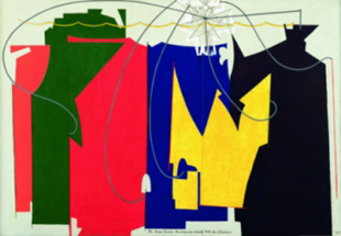 Ray, "O equilibrista acompa&ntilde;ase das s&uacute;as sombras",1916