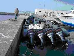 Lancha usada por narcotraficantes incautada nunha operaci&oacute;n policial