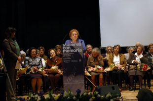 Dolores Rodal, represaliada de Cangas do Morrazo, na homenaxe &aacute;s mulleres 'rojas' celebrada durante o Ano da Memoria