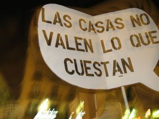 Protesta en Barcelona, pola especulaci&oacute;n inmobiliaria